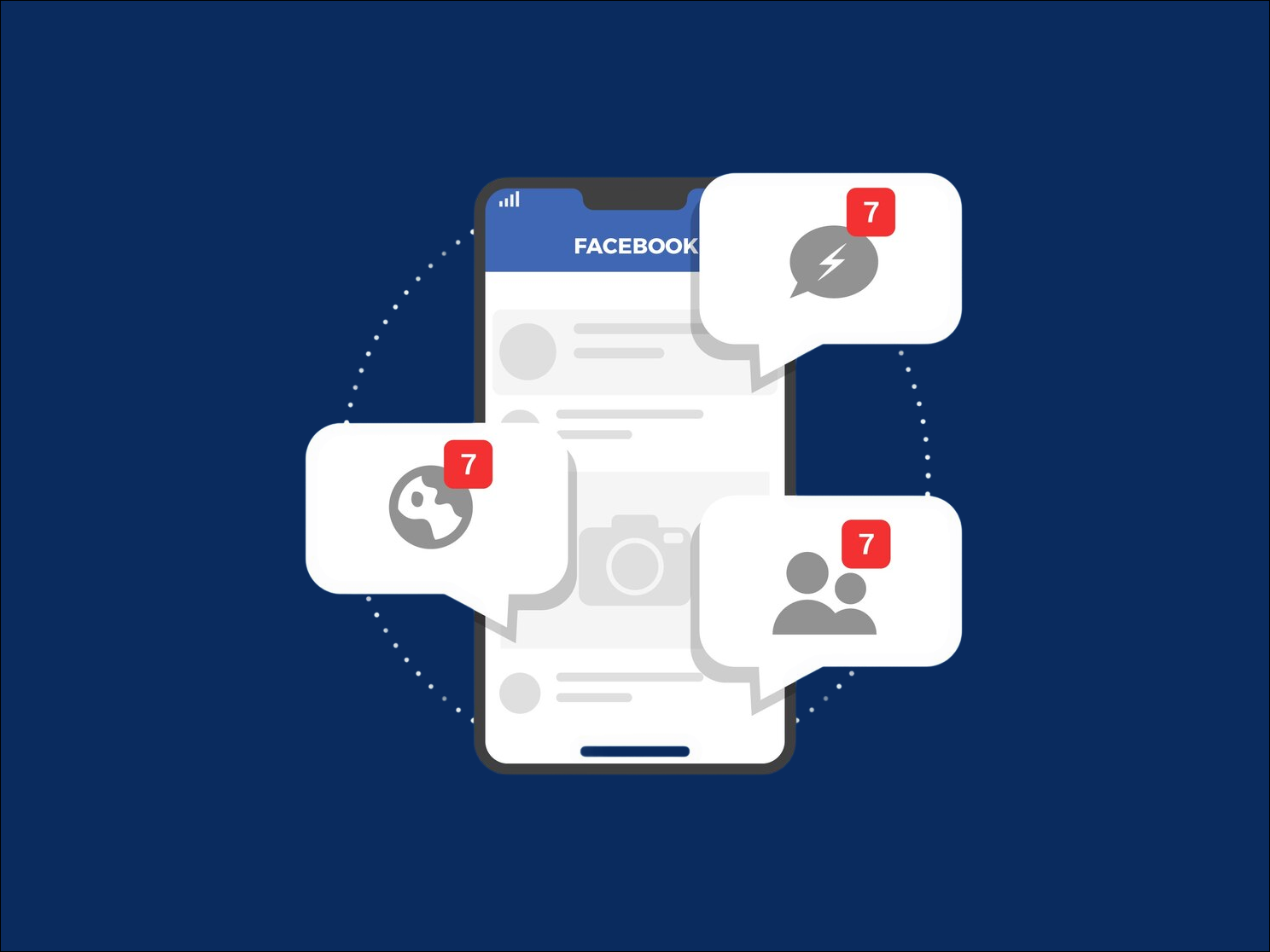 Facebook Notification Image from freepik